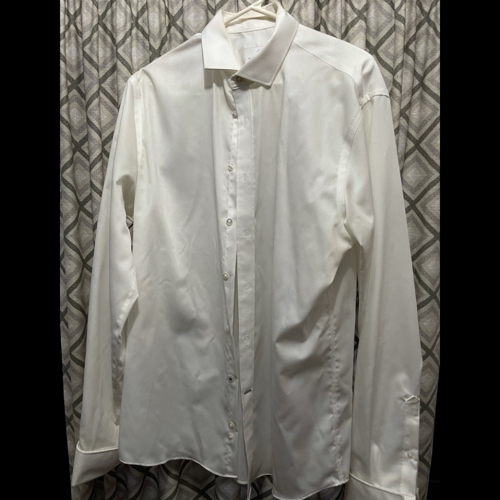 Men’s Ryan Seacrest long-sleeve dress shirt, cuff-link holes